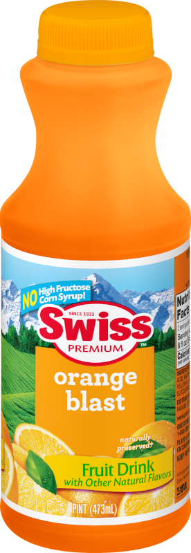 Orange Blast Plastic Pint